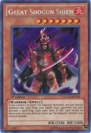 Great Shogun Shien [LCGX-EN233] Secret Rare | Galactic Gamez