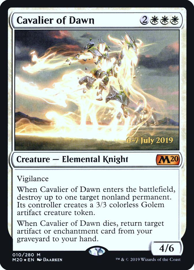 Cavalier of Dawn  [Core Set 2020 Prerelease Promos] | Galactic Gamez