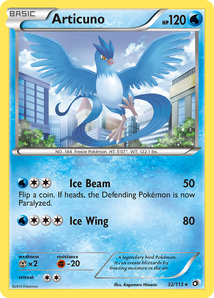 Articuno (32/113) [Black & White: Legendary Treasures] | Galactic Gamez