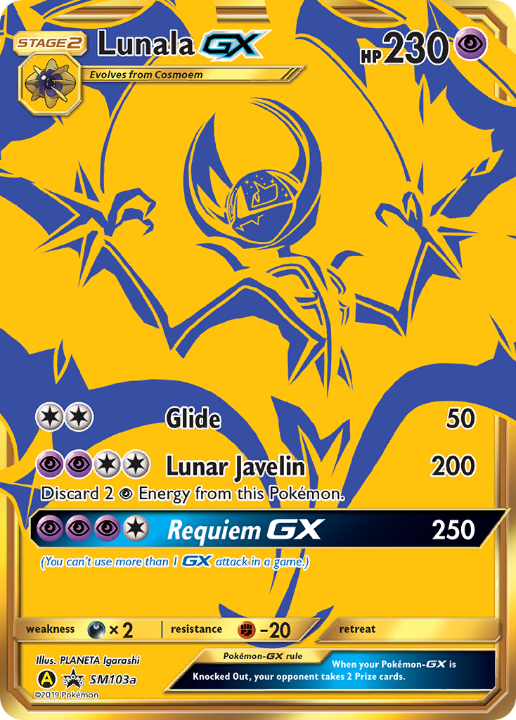 Lunala GX (SM103a) [Sun & Moon: Black Star Promos] | Galactic Gamez