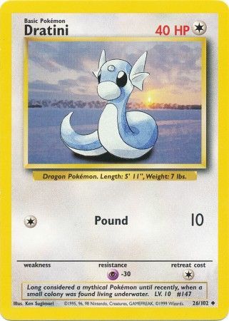 Dratini (26/102) [Base Set Unlimited] | Galactic Gamez