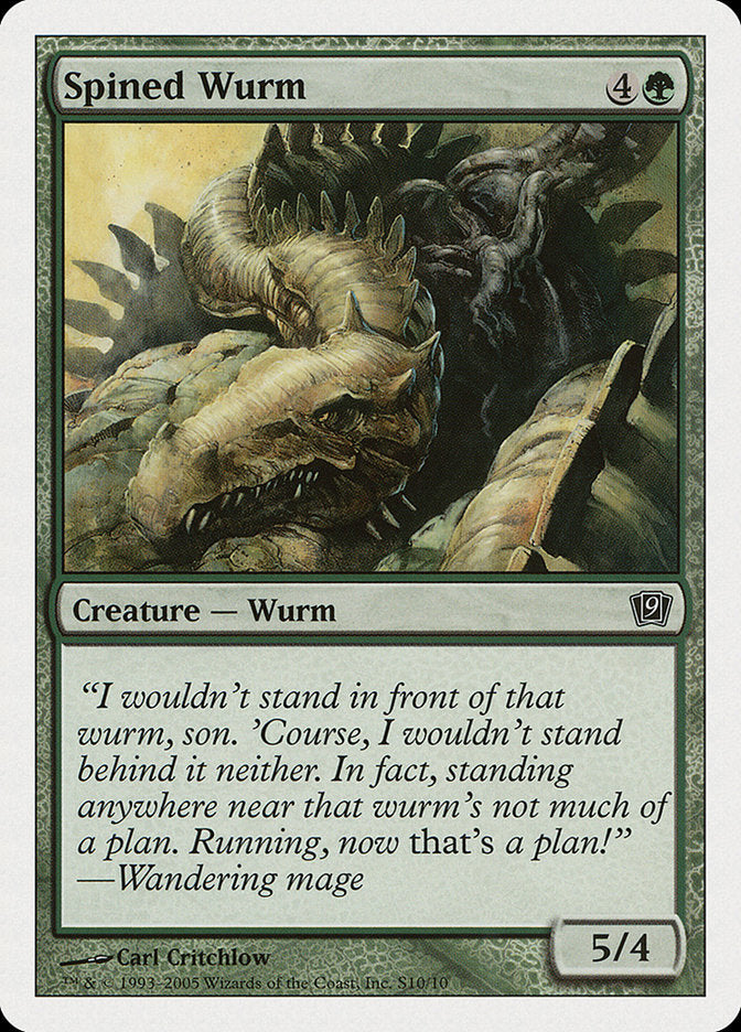 Spined Wurm [Ninth Edition] | Galactic Gamez