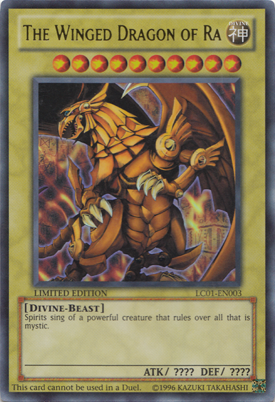 The Winged Dragon of Ra [LC01-EN003] Ultra Rare | Galactic Gamez