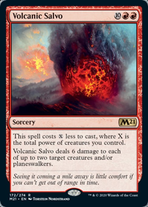 Volcanic Salvo [Core Set 2021] | Galactic Gamez