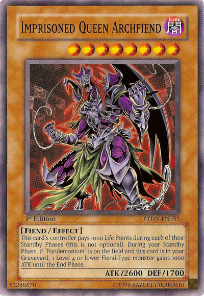 Imprisoned Queen Archfiend [PTDN-EN032] Common | Galactic Gamez