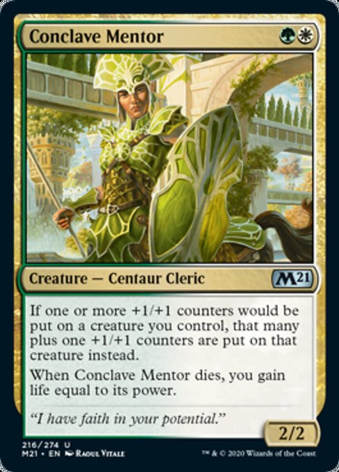 Conclave Mentor [Core Set 2021] | Galactic Gamez