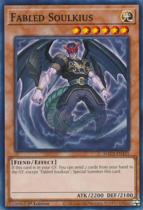 Fabled Soulkius [HAC1-EN131] Common | Galactic Gamez