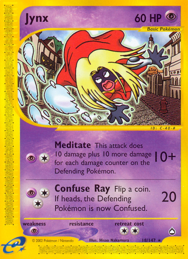 Jynx (18/147) [Aquapolis] | Galactic Gamez