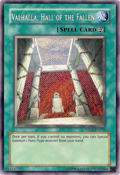 Valhalla, Hall of the Fallen [PP02-EN020] Secret Rare | Galactic Gamez