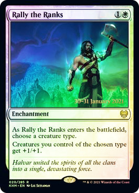 Rally the Ranks  [Kaldheim Prerelease Promos] | Galactic Gamez