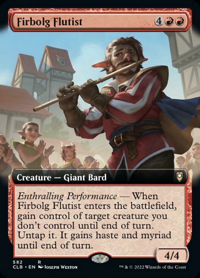 Firbolg Flutist (Extended Art) [Commander Legends: Battle for Baldur's Gate] | Galactic Gamez