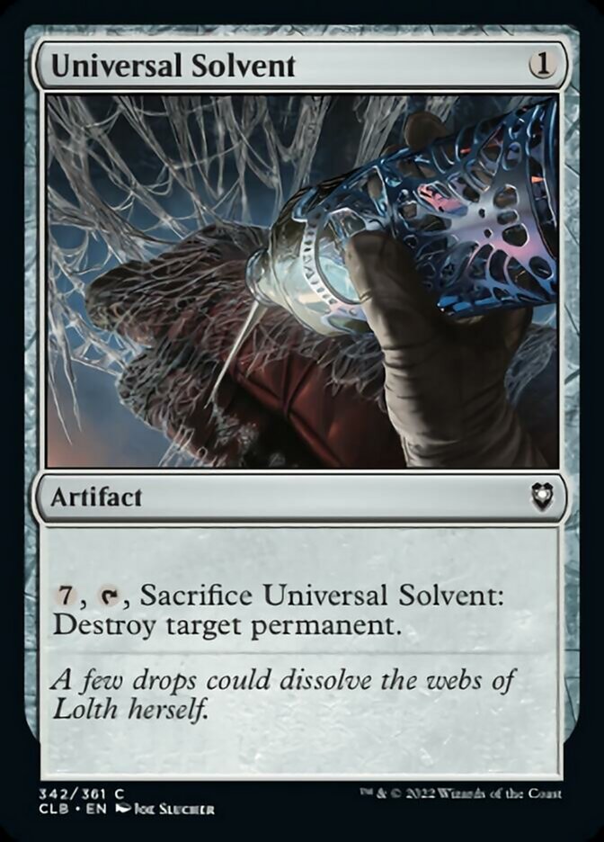 Universal Solvent [Commander Legends: Battle for Baldur's Gate] | Galactic Gamez