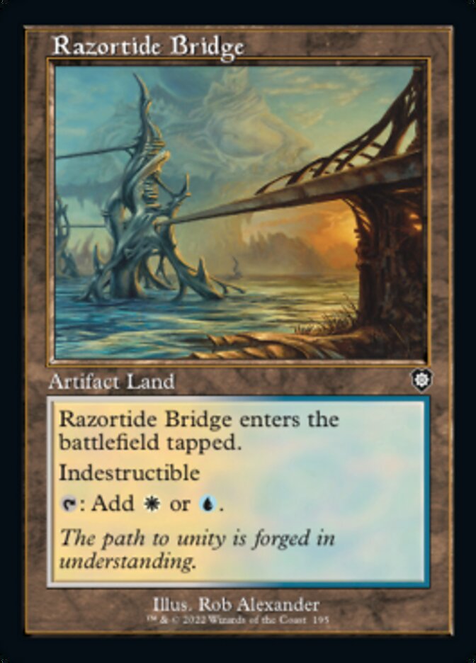 Razortide Bridge (Retro) [The Brothers' War Commander] | Galactic Gamez