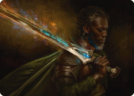 Anduril, Flame of the West Art Card [The Lord of the Rings: Tales of Middle-earth Art Series] | Galactic Gamez