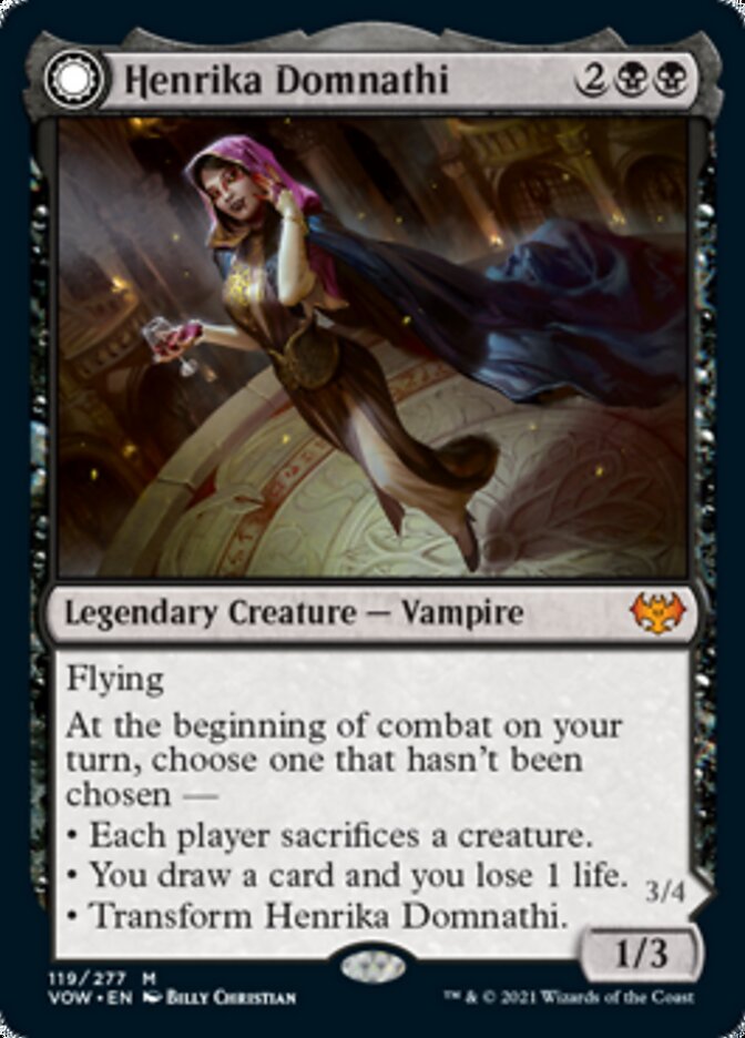Henrika Domnathi // Henrika, Infernal Seer [Innistrad: Crimson Vow] | Galactic Gamez