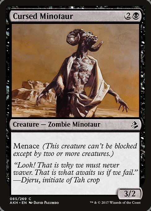 Cursed Minotaur [Amonkhet] | Galactic Gamez