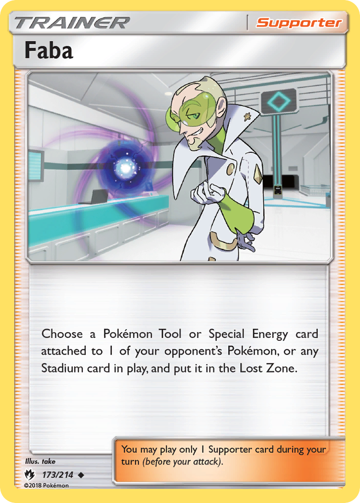 Faba (173/214) [Sun & Moon: Lost Thunder] | Galactic Gamez