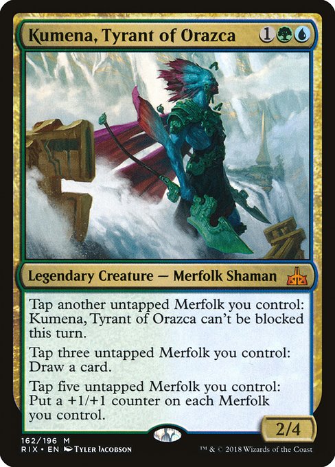 Kumena, Tyrant of Orazca [Rivals of Ixalan] | Galactic Gamez