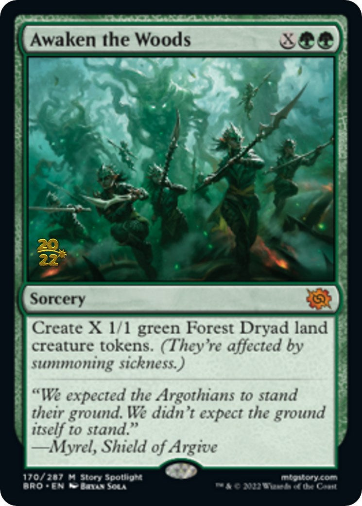 Awaken the Woods [The Brothers' War: Prerelease Promos] | Galactic Gamez