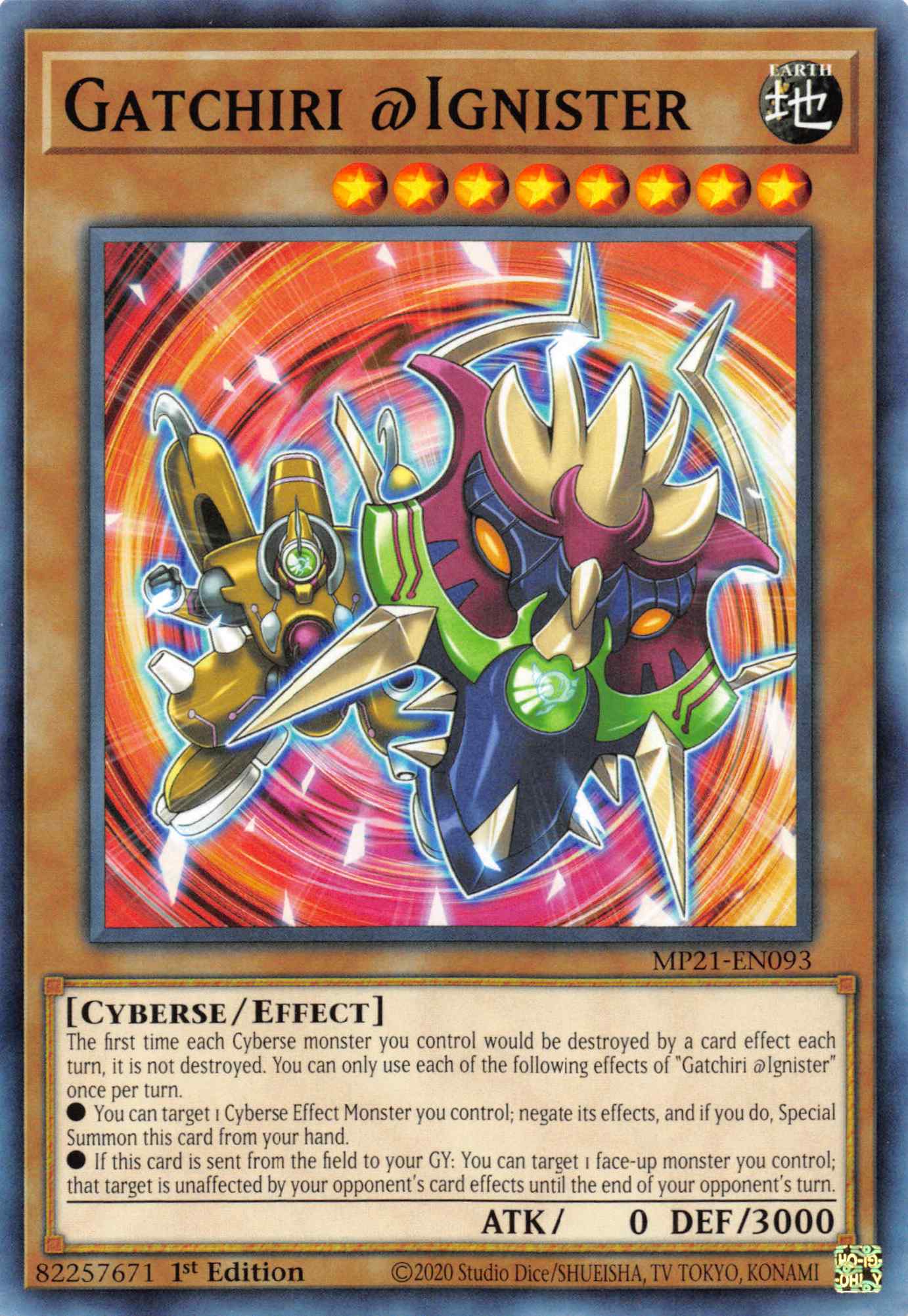 Gatchiri @Ignister [MP21-EN093] Common | Galactic Gamez