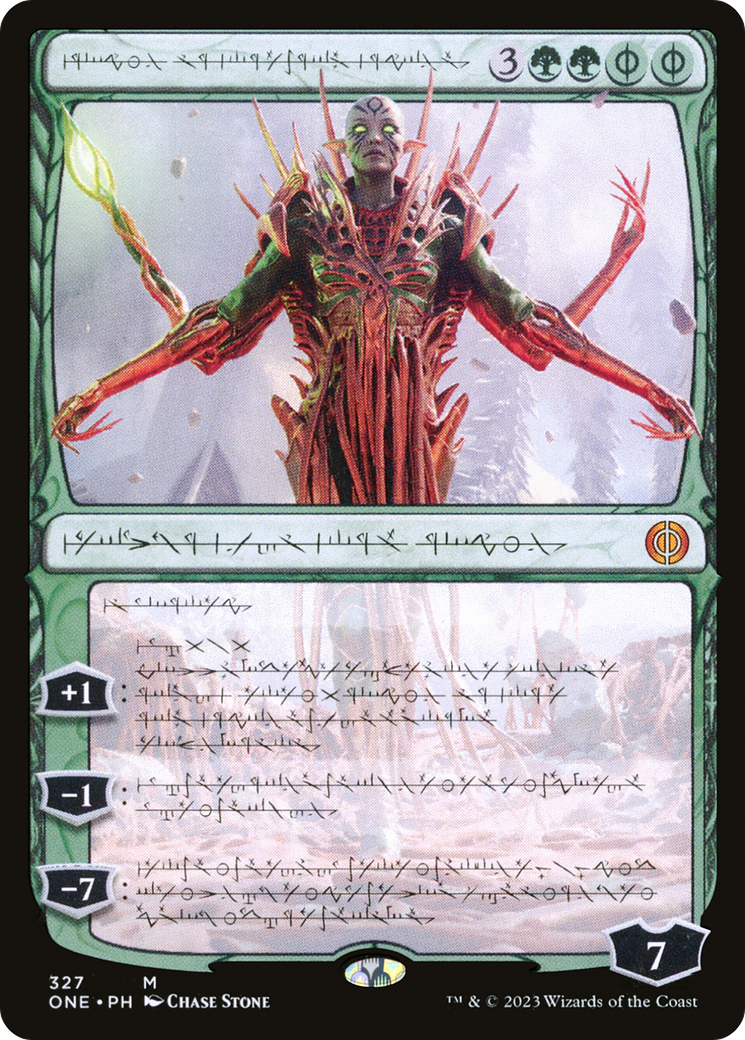 Nissa, Ascended Animist (Phyrexian) [Phyrexia: All Will Be One] | Galactic Gamez