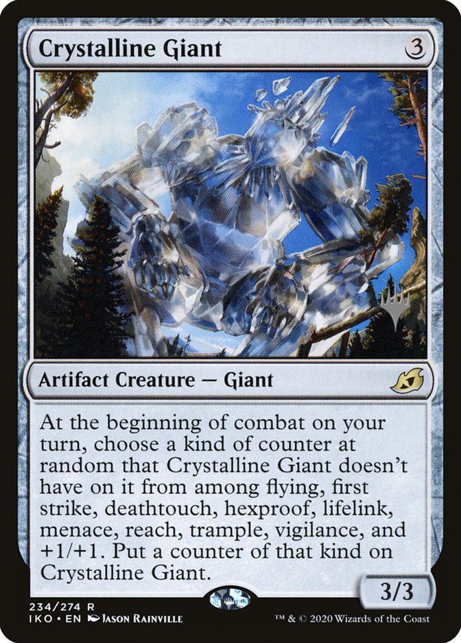 Crystalline Giant (Promo Pack) [Ikoria: Lair of Behemoths Promos] | Galactic Gamez