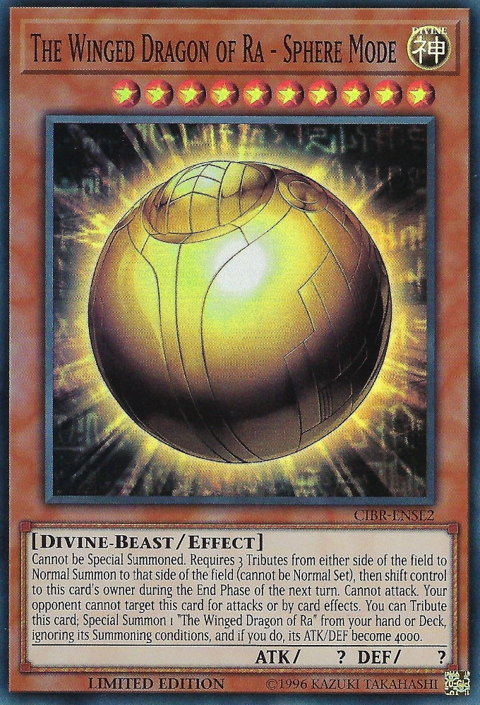 The Winged Dragon of Ra - Sphere Mode [CIBR-ENSE2] Super Rare | Galactic Gamez