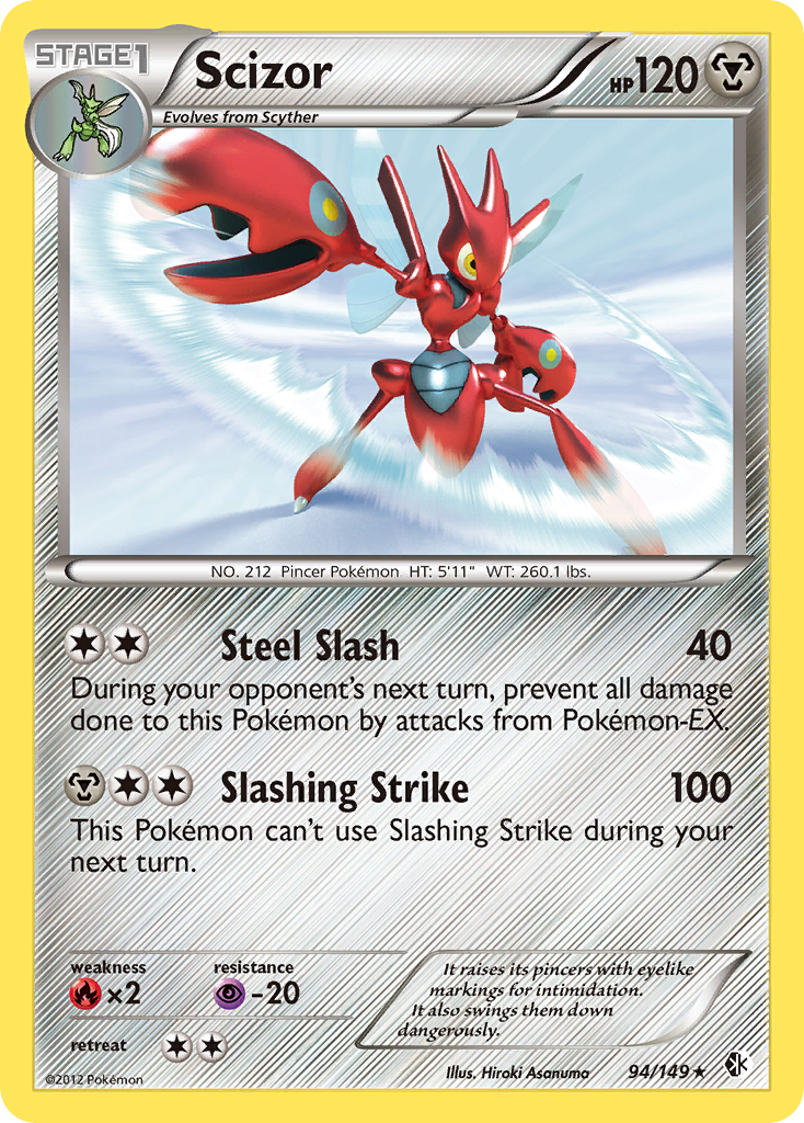 Scizor (94/149) [Black & White: Boundaries Crossed] | Galactic Gamez