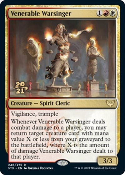 Venerable Warsinger [Strixhaven: School of Mages Prerelease Promos] | Galactic Gamez