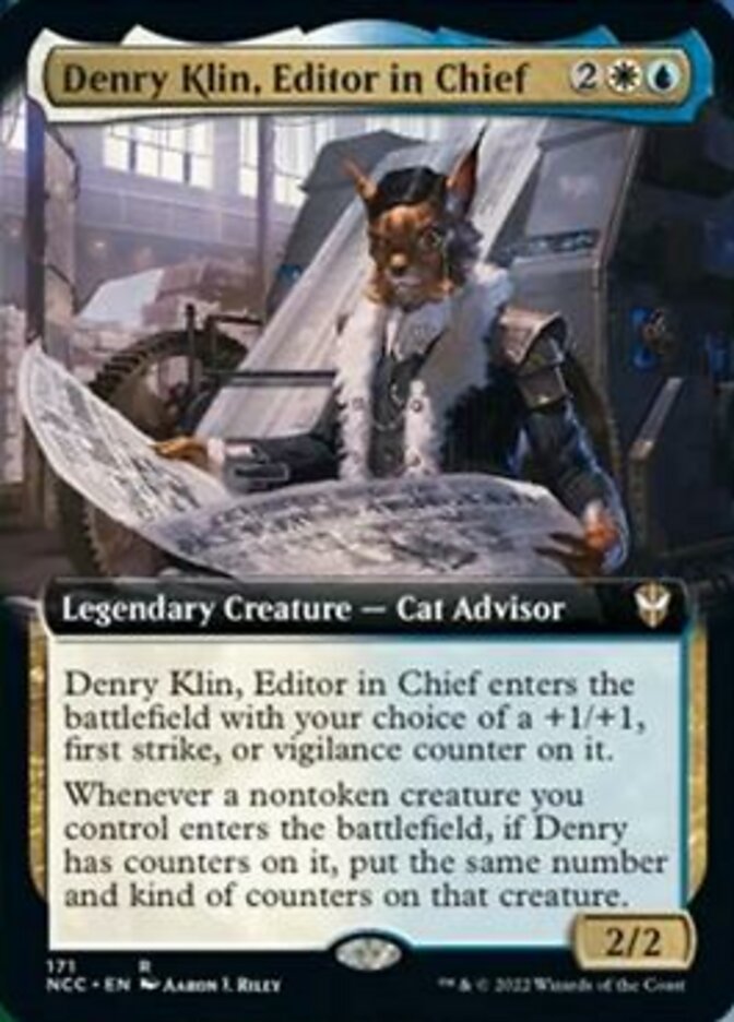 Denry Klin, Editor in Chief (Extended Art) [Streets of New Capenna Commander] | Galactic Gamez