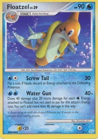 Floatzel (2/12) [Diamond & Pearl: Trainer Kit - Manaphy] | Galactic Gamez