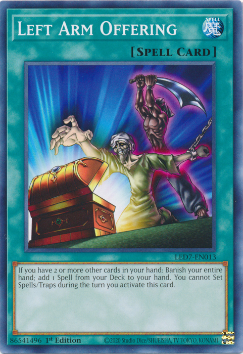 Left Arm Offering [LED7-EN013] Common | Galactic Gamez