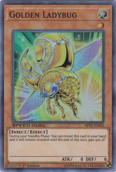 Golden Ladybug [SBTK-EN022] Super Rare | Galactic Gamez