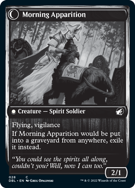 Mourning Patrol // Morning Apparition [Innistrad: Double Feature] | Galactic Gamez