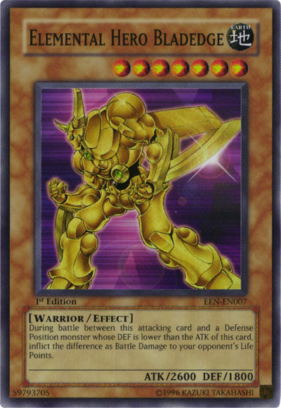 Elemental Hero Bladedge [EEN-EN007] Super Rare | Galactic Gamez