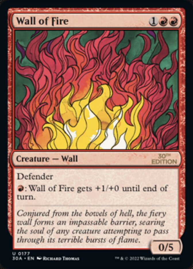 Wall of Fire [30th Anniversary Edition] | Galactic Gamez