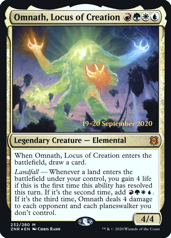 Omnath, Locus of Creation  [Zendikar Rising Prerelease Promos] | Galactic Gamez