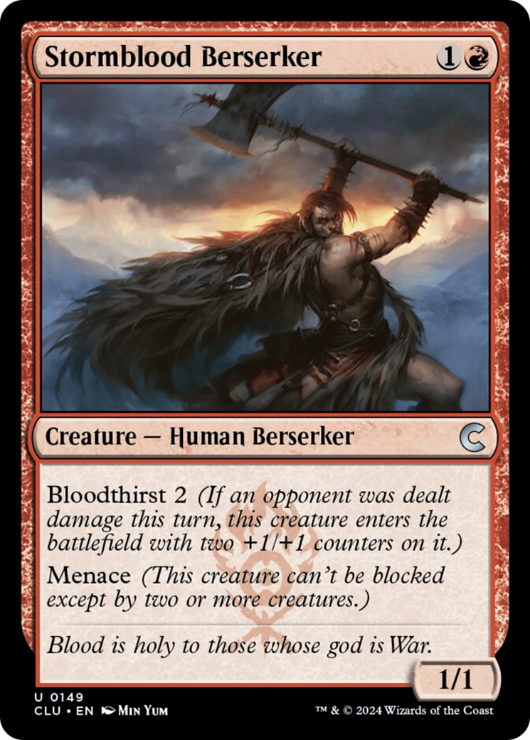 Stormblood Berserker [Ravnica: Clue Edition] | Galactic Gamez