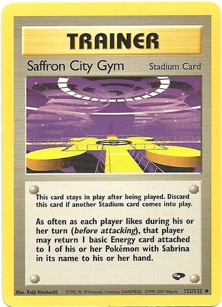 Saffron City Gym (122/132) [Gym Challenge Unlimited] | Galactic Gamez