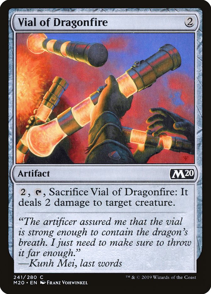 Vial of Dragonfire [Core Set 2020] | Galactic Gamez