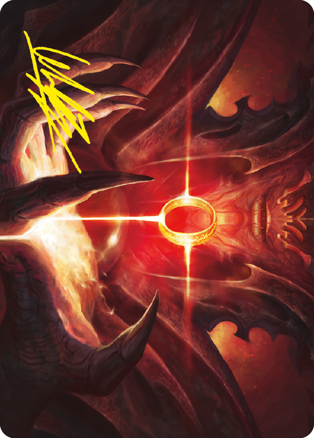 Sol Ring Art Card (Gold-Stamped Signature) [The Lord of the Rings: Tales of Middle-earth Art Series] | Galactic Gamez