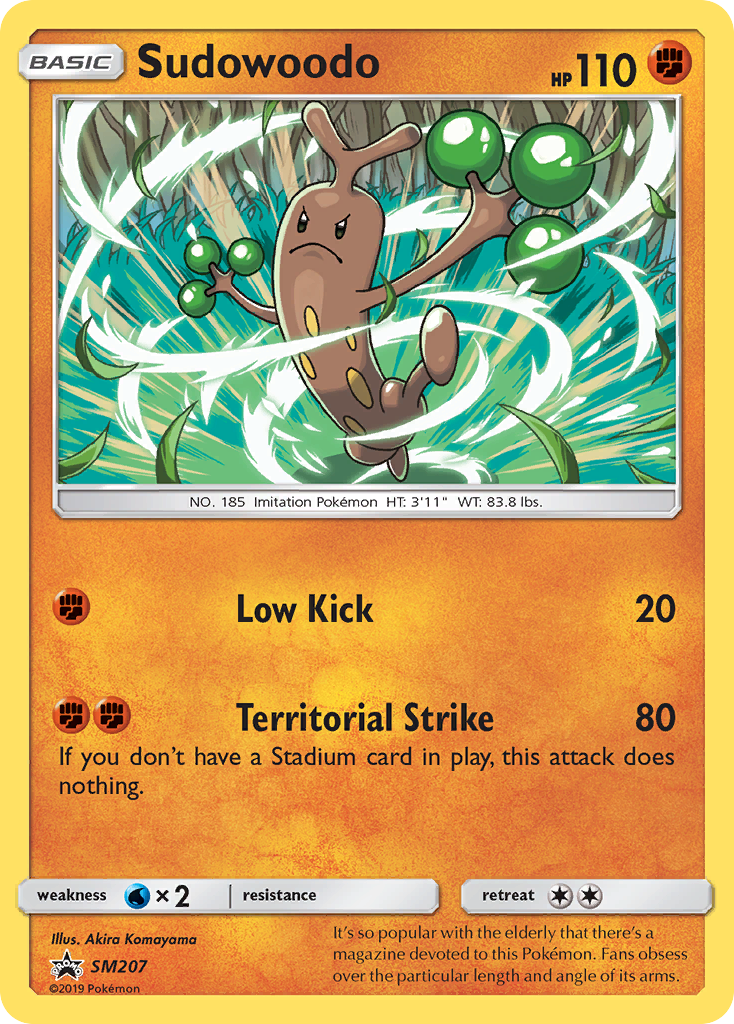 Sudowoodo (SM207) [Sun & Moon: Black Star Promos] | Galactic Gamez