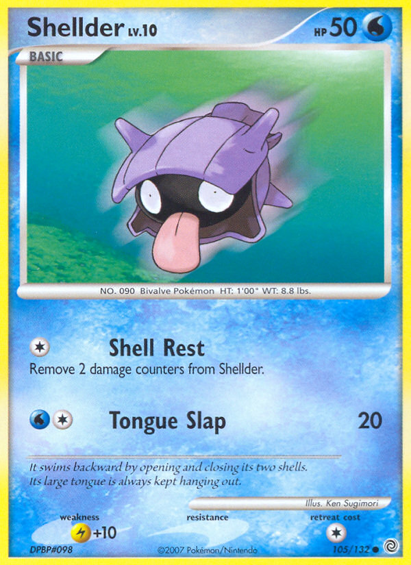 Shellder (105/132) [Diamond & Pearl: Secret Wonders] | Galactic Gamez