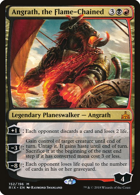 Angrath, the Flame-Chained [Rivals of Ixalan] | Galactic Gamez