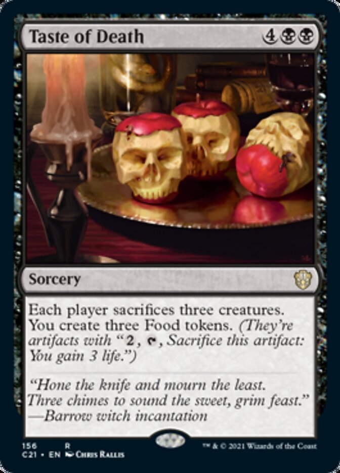Taste of Death [Commander 2021] | Galactic Gamez