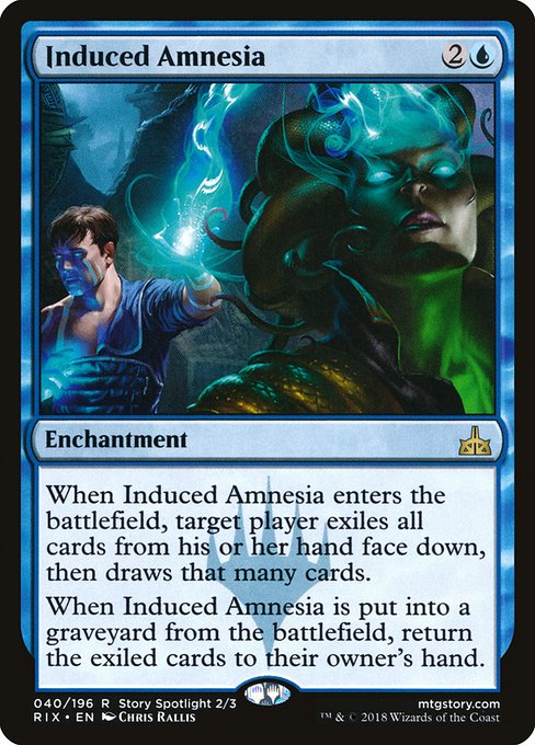 Induced Amnesia [Rivals of Ixalan] | Galactic Gamez