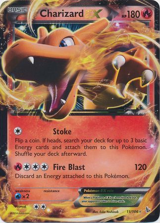 Charizard EX (11/106) (Jumbo Card) [XY: Flashfire] | Galactic Gamez