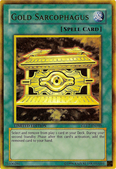 Gold Sarcophagus [GLD2-EN040] Gold Rare | Galactic Gamez