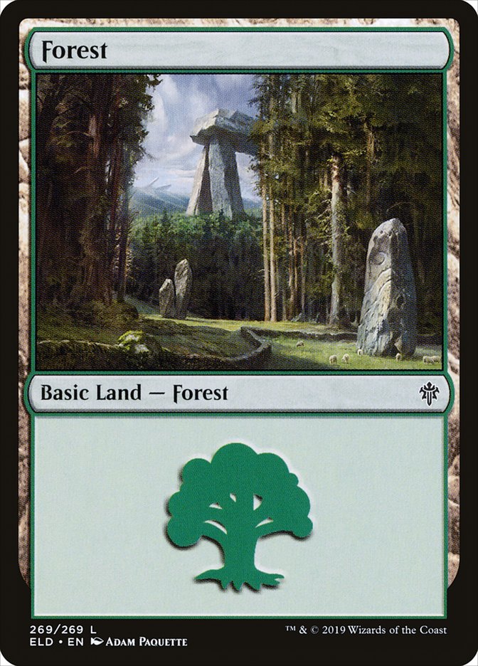 Forest (269) [Throne of Eldraine] | Galactic Gamez