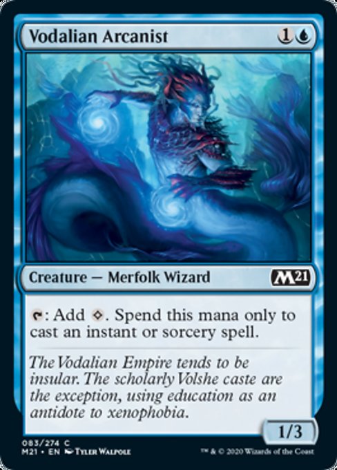 Vodalian Arcanist [Core Set 2021] | Galactic Gamez